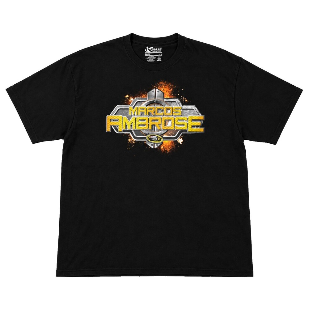 NASCAR Marcos Ambrose #9 T Shirt 2XL Black 2014 Sprint Cup Racing Graphic Top